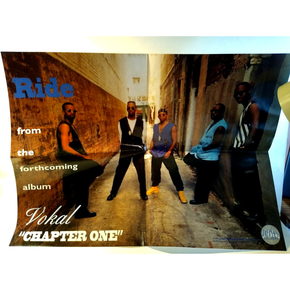 Vokal Ride Chapter One POSTER Ready To Frame Promo Art 1994 Funk Soul R&B Otown - Picture 1 of 3